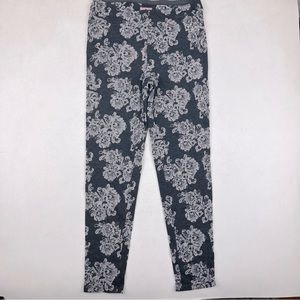 NWT Juicy Couture HEATHER GRAY PRESTIGE BURNOUT LEGGINGS